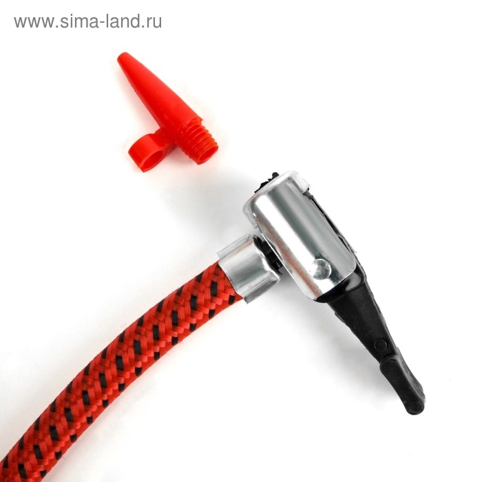 Насос ножной Cartage с манометром, 2 цилиндра Насос ножной Cartage с манометром, 2 цилиндра