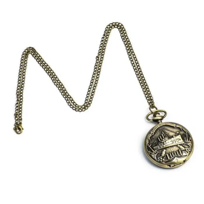 Карманные кварцевые часы &laquo;Санкт-Петербург&raquo;, на цепочке 80 см