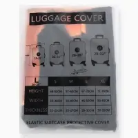 Чехол для чемодана &laquo;Корги&raquo;, 28", чёрный