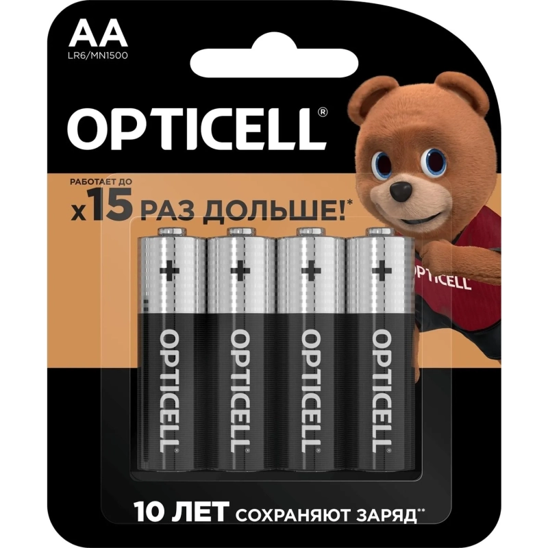 Батарейка OPTICELL Basic AA 4шт/уп