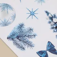 Наклейки интерьерные новогодние &laquo;С Новым годом&raquo;, 21&times;29.5 см