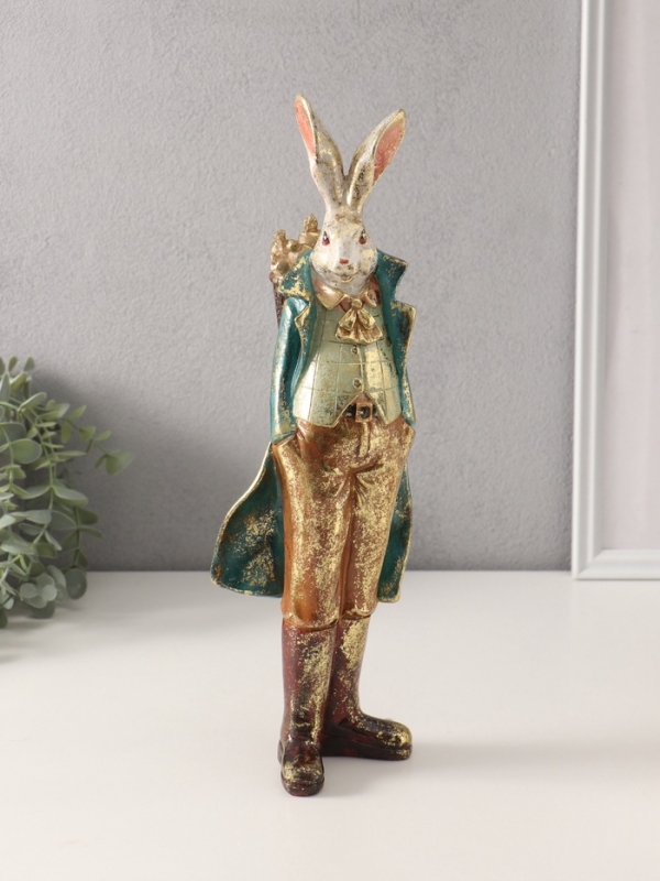 Сувенир полистоун Сувенир полистоун "Мистер кролик" 10х9,5х37 см