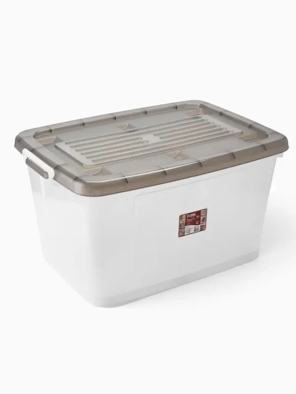 Ящик для хранения Darel-box, 75 л, 70&times;49&times;37 см, с крышкой, МИКС