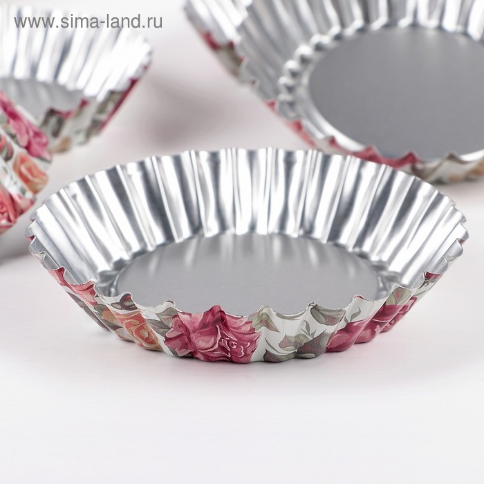 Набор форм для выпечки Доляна «Подсолнух. Розарий», 10×2,5 см, 6 шт Набор форм для выпечки Доляна «Подсолнух. Розарий», 10×2,5 см, 6 шт