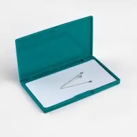 Игольница магнитная, 11&times;6.5 см, тёмно-зелёная