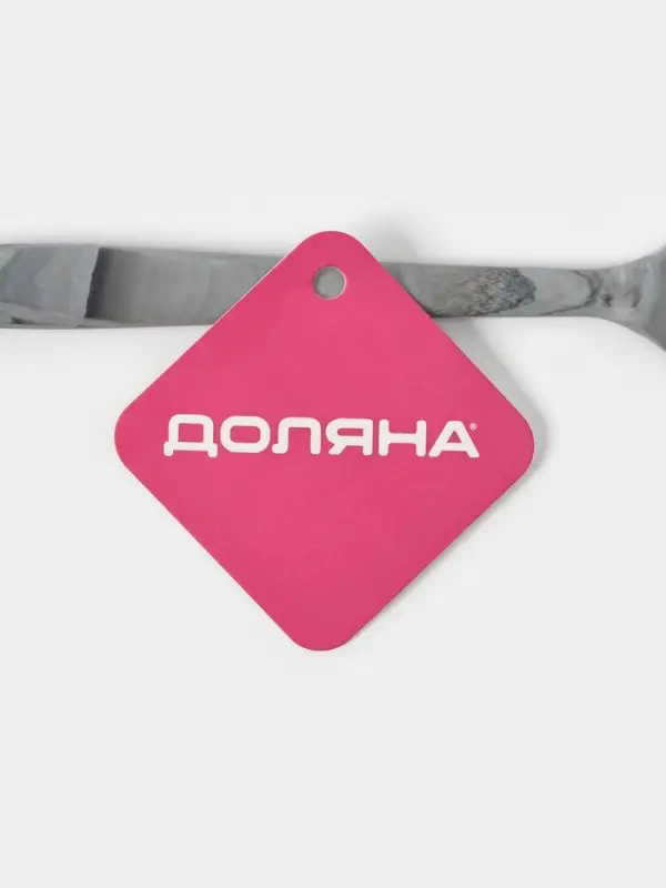 Лопатка Доляна &laquo;Мрамор&raquo;, силикон, 21.5 см, серая