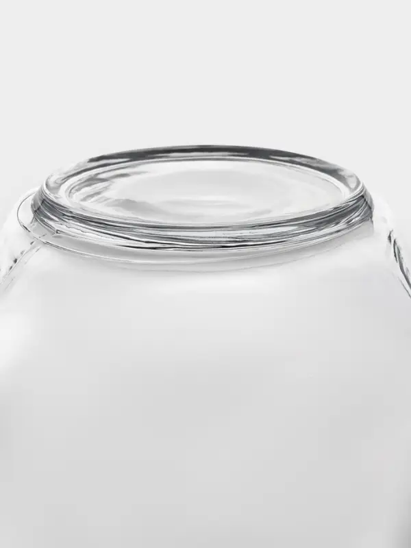 Банка для хранения сыпучих продуктов Paşabah&ccedil;e Bella, 1.5 л, стекло, с красной крышкой, прозрачная