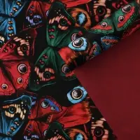 Бумага упаковочная глянцевая двухсторонняя «Бабочки», 70 х 100 см