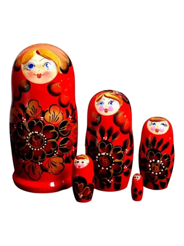 Матрёшка 5 в 1, расписная, МИКС