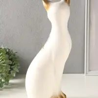 Копилка для денег &laquo;Кошка Светлана&raquo;, гипс, белая, 36&times;15&times;11 см