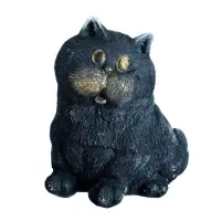 Фигурка гипс &laquo;Кот сидит&raquo;, серо-голубой, 10&times;9&times;11 см