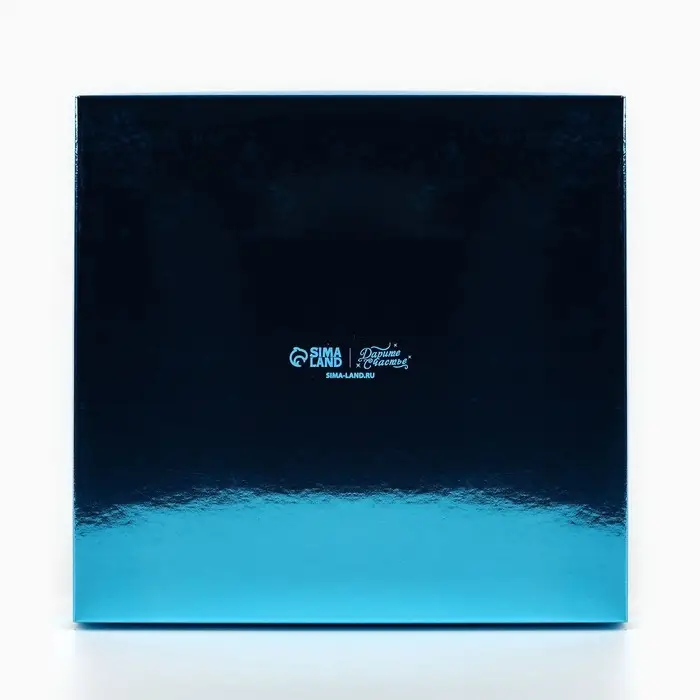 Коробка для для муссовых пирожных &laquo;Синяя&raquo;, 17.8 х 17.8 х 6.5 см