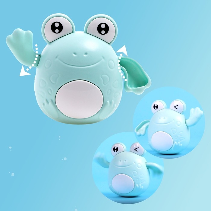 Игрушка заводная «Лягушка», водоплавающая, цвета МИКС Игрушка заводная «Лягушка», водоплавающая, цвета МИКС