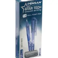 Ручка шариковая Pensan. Star Tech, синий стержень, игольчатый узел 1 мм, на масляной основе