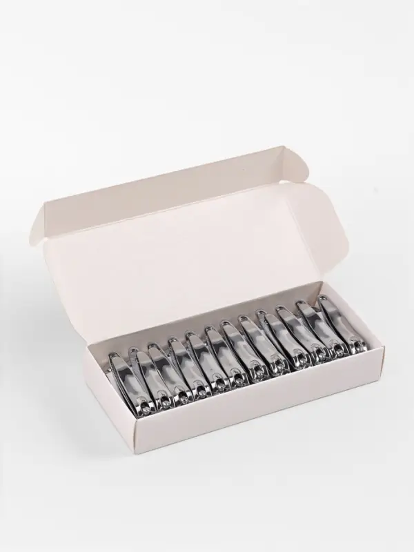 Кусачки книпсер маникюрные, скошенное лезвие, 6 см, в коробке