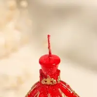 Свеча декоративная "Пасхальное яйцо с орнаментом №2" 5,5х12 см, 105 гр