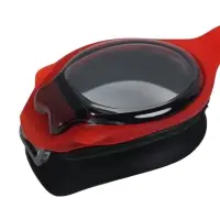 Очки для плавания детские ONLYTOP, беруши, цвет чёрный