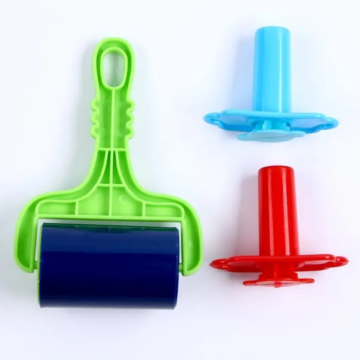 Инструменты для лепки: набор: 2 пресса и 1 валик, цвет МИКС Инструменты для лепки: набор: 2 пресса и 1 валик, цвет МИКС