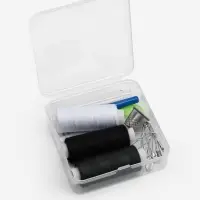 Швейный набор, 31 предмет, в боксе, 7.5&times;7.5&times;2.5 см