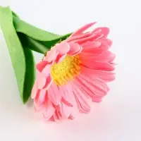 Ручка прикол, шариковая, синяя паста, 1.0 мм &laquo;8 марта: Розовая гербера&raquo;