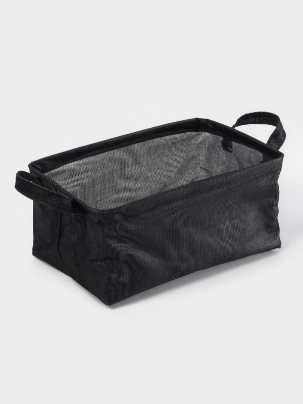 Корзинка для мелочей с ручками Доляна «Тильма», 30×20×12см, цвет серый Корзинка для мелочей с ручками Доляна «Тильма», 30×20×12см, цвет серый