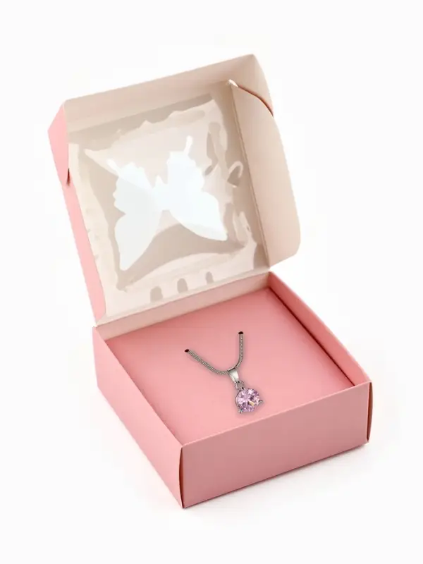 Коробка под бижутерию с окном «Бабочка», 7.5 х 7.5 х 3 см Коробка под бижутерию с окном «Бабочка», 7.5 х 7.5 х 3 см