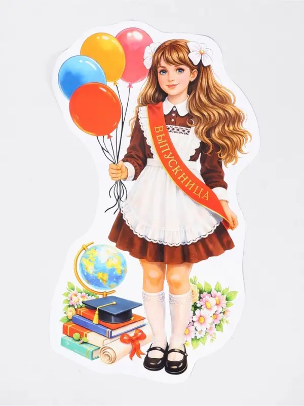 Плакат на выпускной &laquo;Выпускница&raquo;, 329&times;558