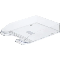 Лоток горизонтальный Attache Line прозрачный 340х255х63мм