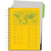 Бизнес-тетрадь SMARTBOOK А5 120л. линейка,спир,микроп,разд,карм,жел-зел