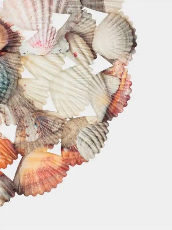 Решётка в раковину круглая Доляна &laquo;Ракушки&raquo;, 28&times;28 см