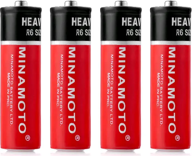 Батарейка Minamoto R6 AA Shrink 4 Heavy Duty 1.5V (4/60/1200) 4 шт/уп Батарейка Minamoto R6 AA Shrink 4 Heavy Duty 1.5V (4/60/1200) 4 шт/уп