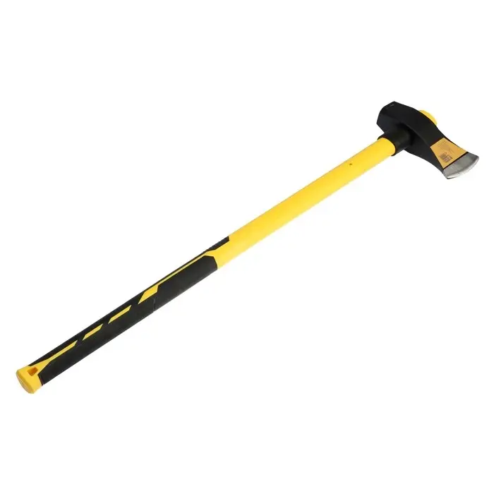 Колун-кувалда кованый ТУНДРА ПРОФИ, обратный всад, трёхкомпонентная рукоятка с защитой, 2.7 кг