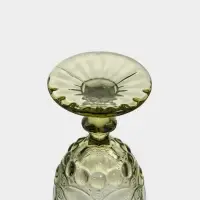 Бокалы для вина Magistro &laquo;Ла-Манш&raquo;, 250 мл, 9&times;15.2 см, набор 6 шт., стекло, зелёные