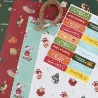 Набор упаковочной бумаги &laquo;Веселый праздник&raquo;, 4 листа, 70&times;100 см