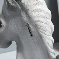 Копилка "Лошадь лежа" большая 34х39х21 см, серый