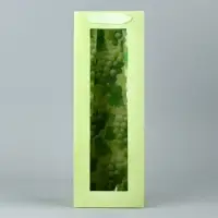 Пакет подарочный под бутылку, упаковка, &laquo;Виноград&raquo;, 36&times;13&times;10 см