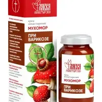 Крем-воск монастырский мухомор при варикозе &laquo;Монастырская лавка&raquo;, стекло, 30 мл