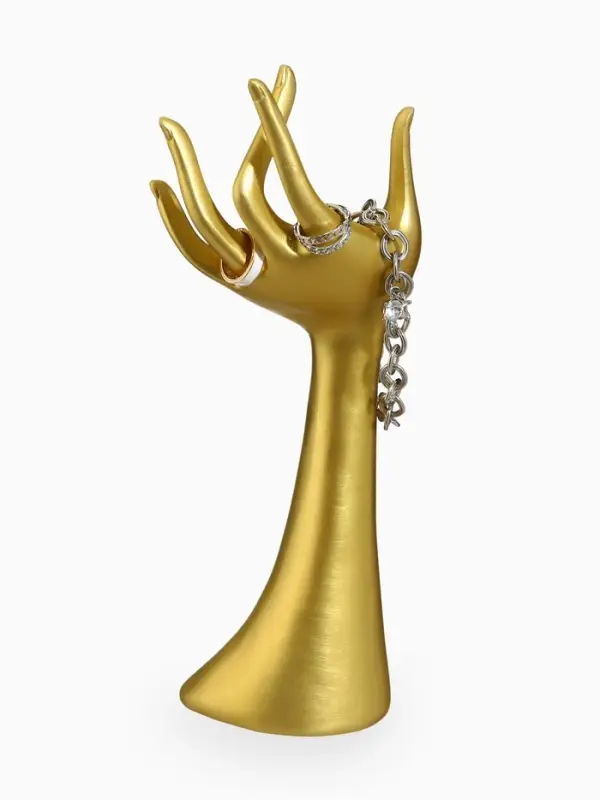 Подставка для украшений QF &laquo;Рука&raquo;, 9.5&times;7&times;24, цвет золото