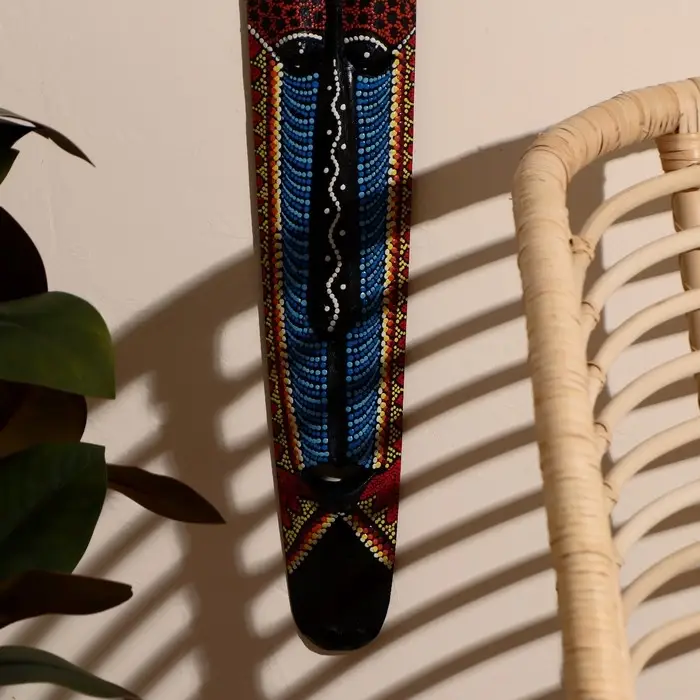 Маска дерево Маска дерево "Маори" 100х14х4 см МИКС