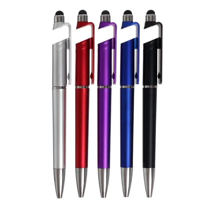 Ручка - прикол шариковая Calligrata «Подставка под сотовый», со стилусом, МИКС Ручка - прикол шариковая Calligrata «Подставка под сотовый», со стилусом, МИКС