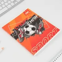 Тетрадь в клетку, 48 л., А5, на скрепке, блок №1 «Спорт» МИКС Тетрадь в клетку, 48 л., А5, на скрепке, блок №1 «Спорт» МИКС