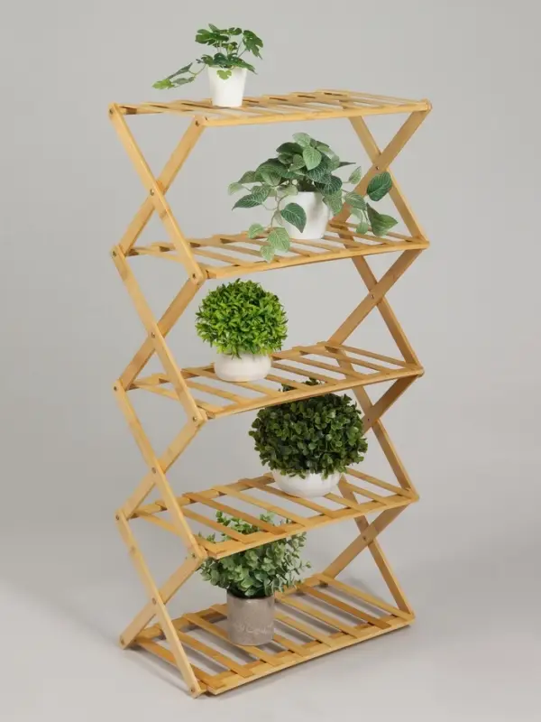 Стеллаж универсальный, 5 полок, 50&times;25&times;89 см, напольный, открытый, Greengo