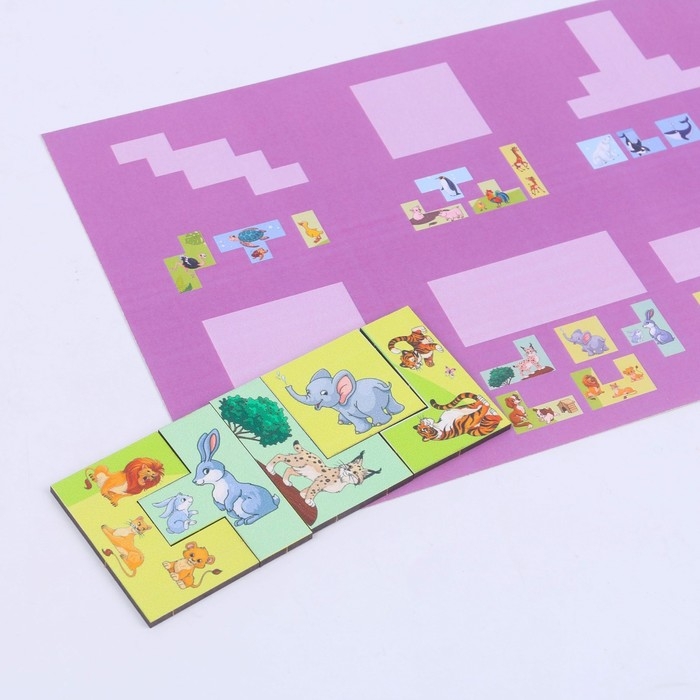 Головоломка «Тетрис», зверята Головоломка «Тетрис», зверята