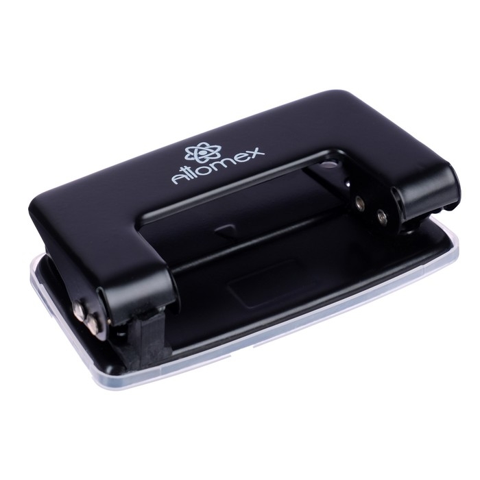 Дырокол металлический 10 листов, Attomex, чёрный Дырокол металлический 10 листов, Attomex, чёрный