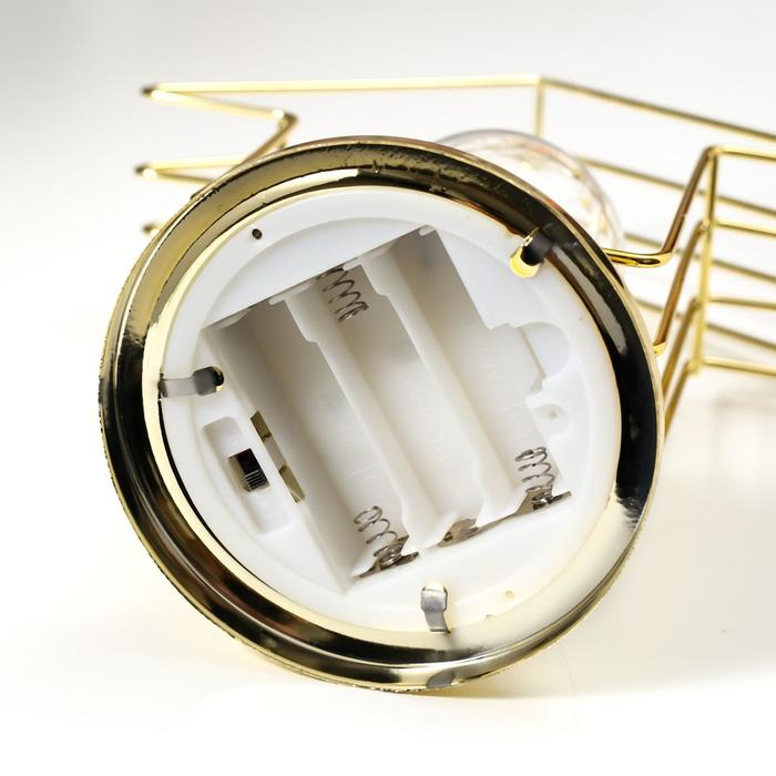 Ночник лофт 16459/1 LED от батареек 3хАА золото 10х10х20 см RISALUX Ночник лофт 16459/1 LED от батареек 3хАА золото 10х10х20 см RISALUX