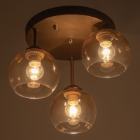 Люстра 2075/3GD E27 40Вт кофе-золото 45х45х40 см BayerLux