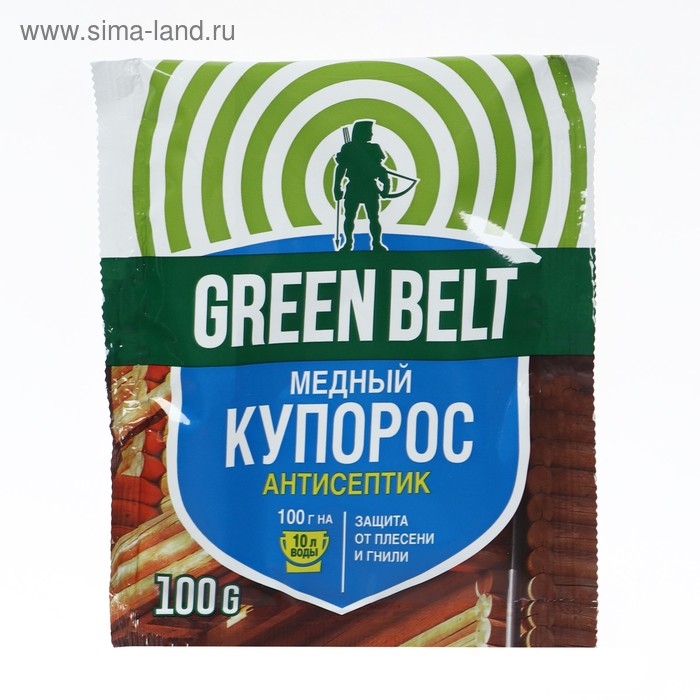 Медный купорос антисептик от плесени и гнили, Грин Бэлт, 100 г Медный купорос антисептик от плесени и гнили, Грин Бэлт, 100 г
