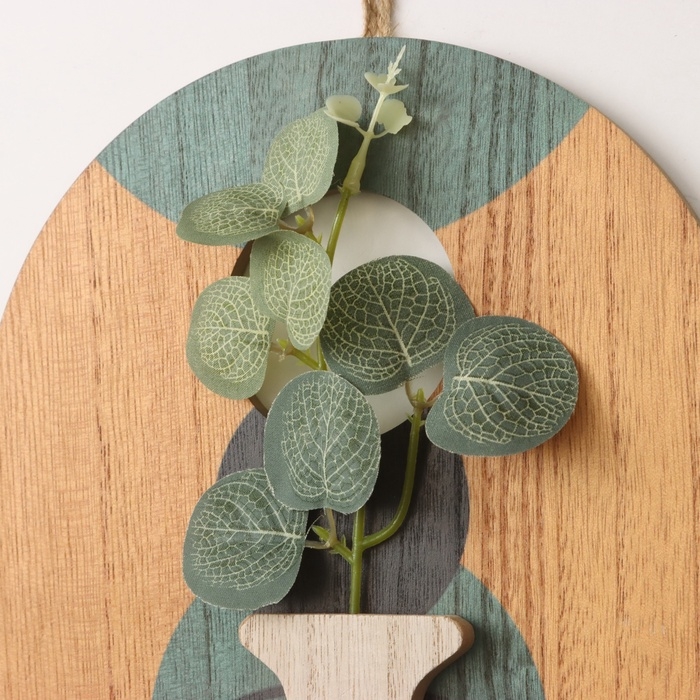 Крючки декоративные дерево Крючки декоративные дерево "Абстракция. Радуга и пятна" 1,5х19,5х23,5 см