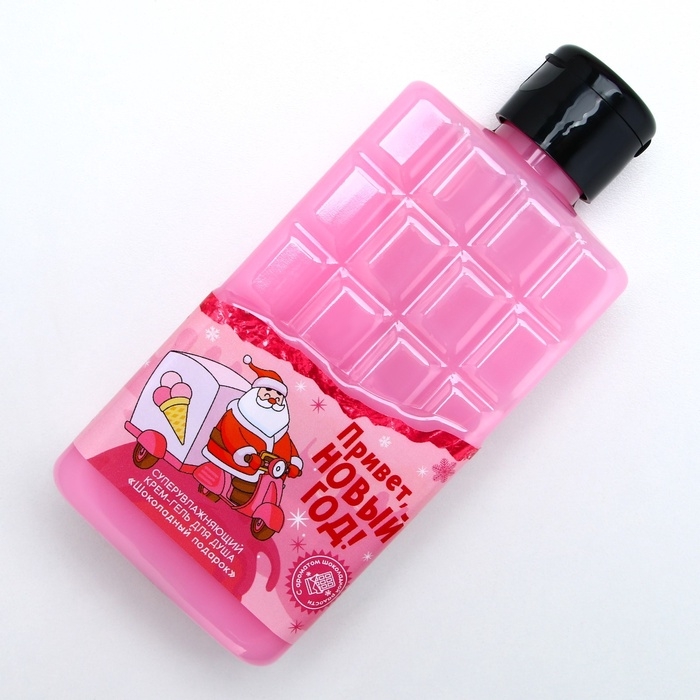 Гель для душа «Привет, Новый Год!», 300 мл, аромат молочного шоколада, ЧИСТОЕ СЧАСТЬЕ Гель для душа «Привет, Новый Год!», 300 мл, аромат молочного шоколада, ЧИСТОЕ СЧАСТЬЕ