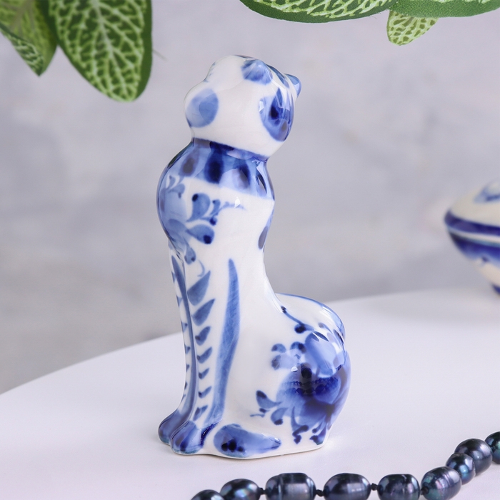 Сувенир Сувенир "Кошка Маруся", гжель